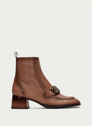 Hispanitas Charlize Női Bokacsizma Sárgabarack | QXY4136VS