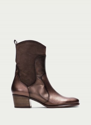 Hispanitas Madeira Női Western Csizma Barna | UIP7755FP