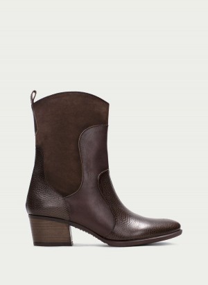 Hispanitas Madeira Női Western Csizma Barna | EGN9671WE