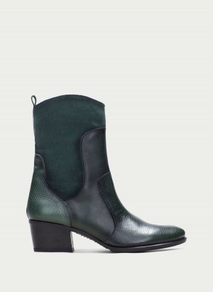 Hispanitas Madeira Női Western Csizma Zöld | TYT3932JC