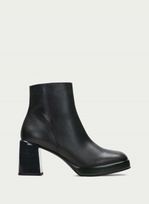 Hispanitas Tokio Női Bokacsizma Zöld Fekete | LTP9169IV