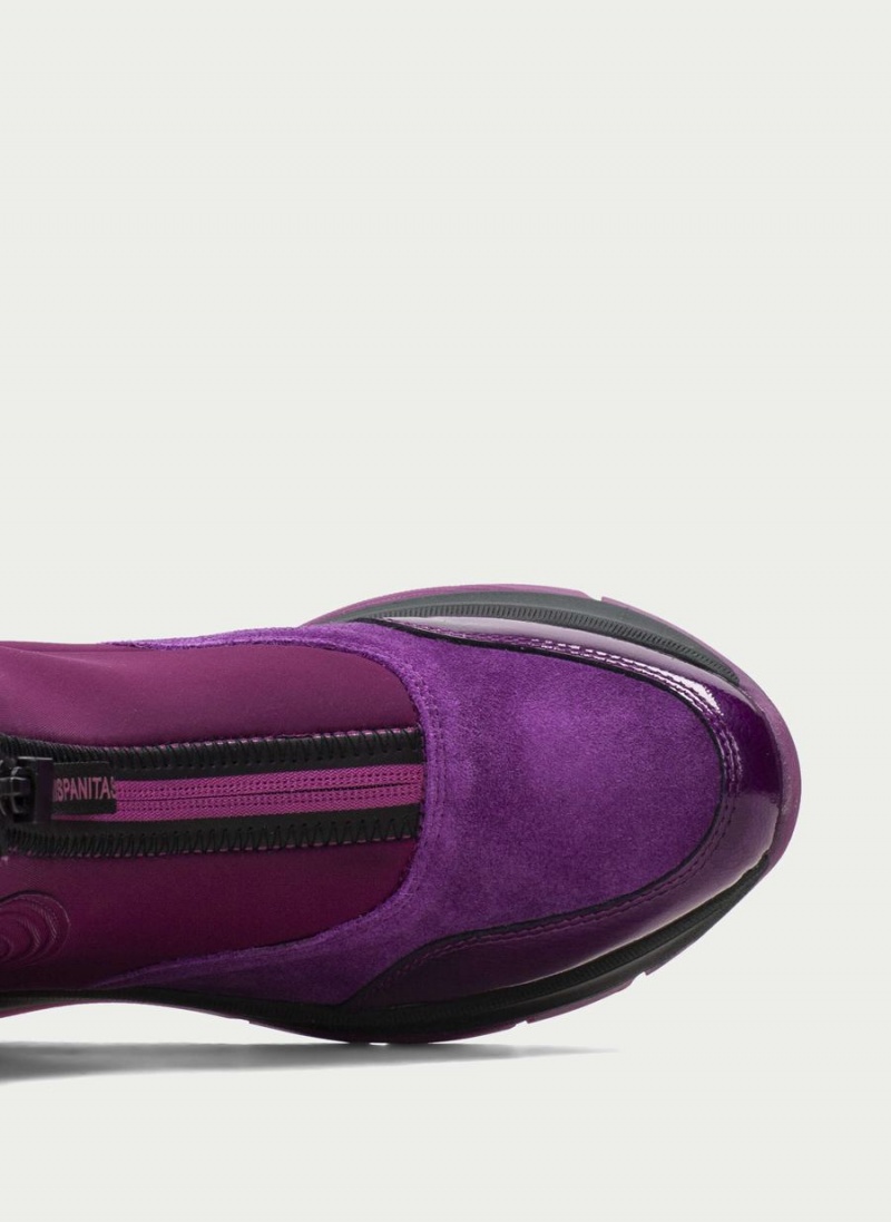 Hispanitas Alaska Női Bokacsizma Sport Lila | UXS5668QT