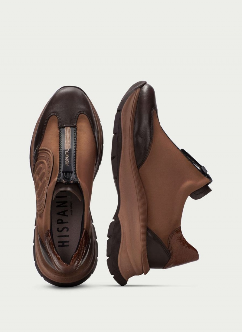 Hispanitas Alaska Női Sportcipő Barna Sárgabarack | UPG4462PS