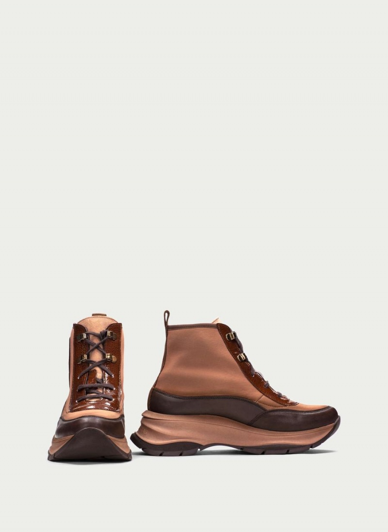 Hispanitas Alaska Női Sportcipő Barna Sárgabarack | BNN645LW