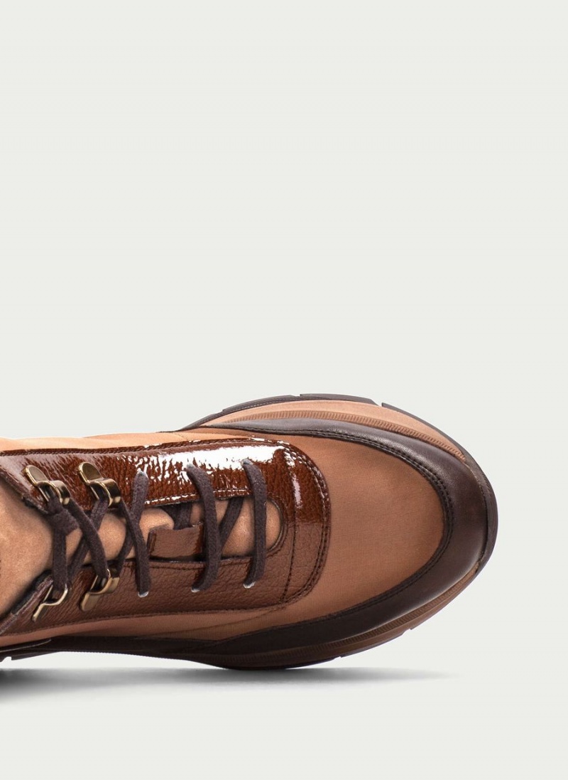 Hispanitas Alaska Női Sportcipő Barna Sárgabarack | BNN645LW