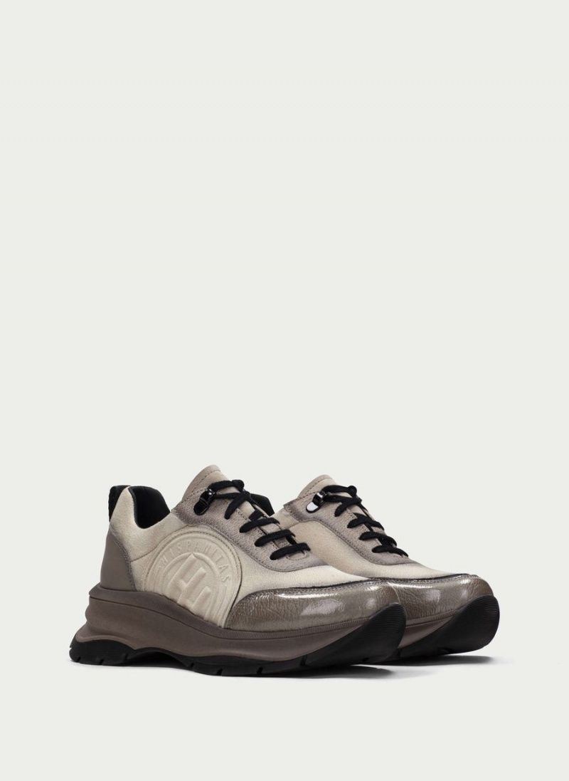 Hispanitas Alaska Női Sportcipő Szürke Barna Fehér | SGI89JF