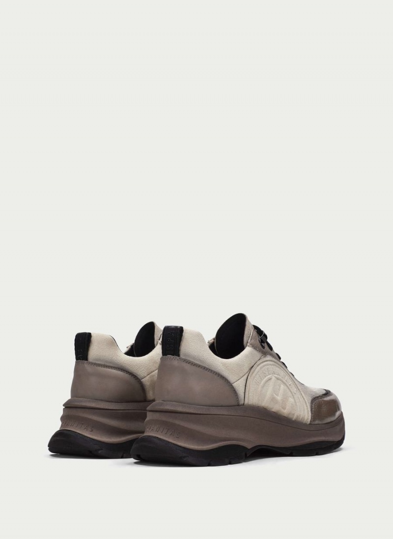 Hispanitas Alaska Női Sportcipő Szürke Barna Fehér | SGI89JF