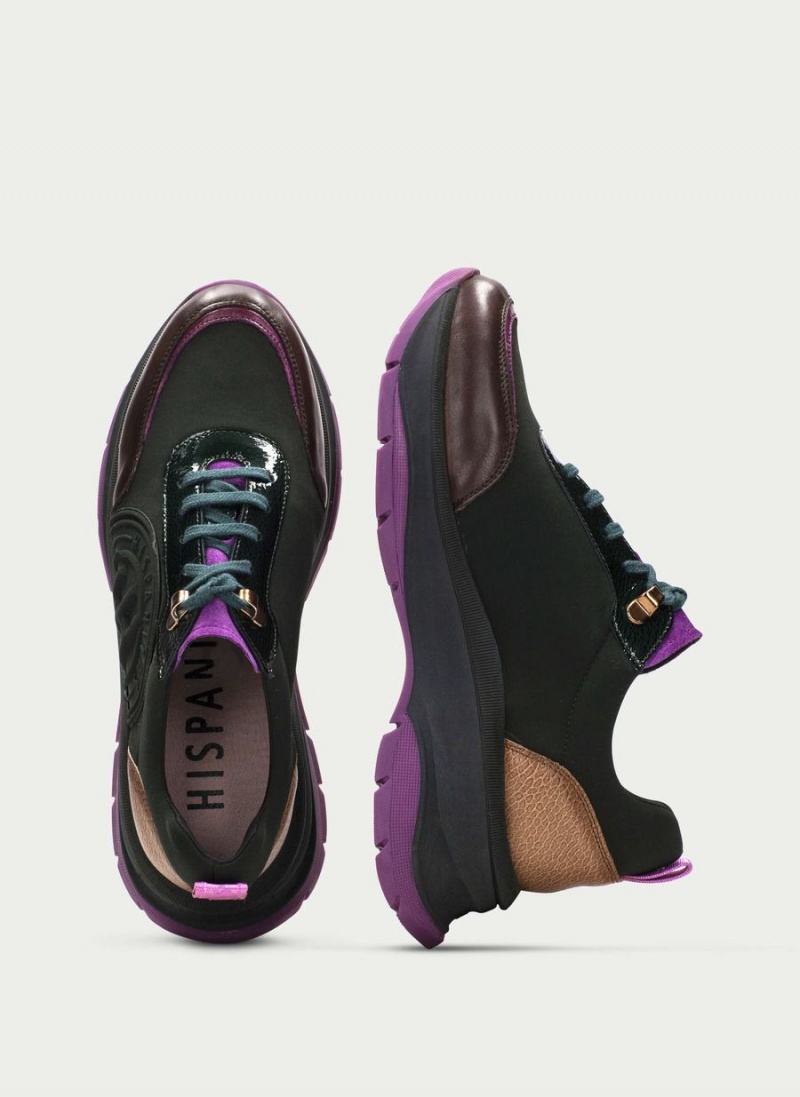 Hispanitas Alaska Női Sportcipő Zöld Barna Lila | TFF3021PH