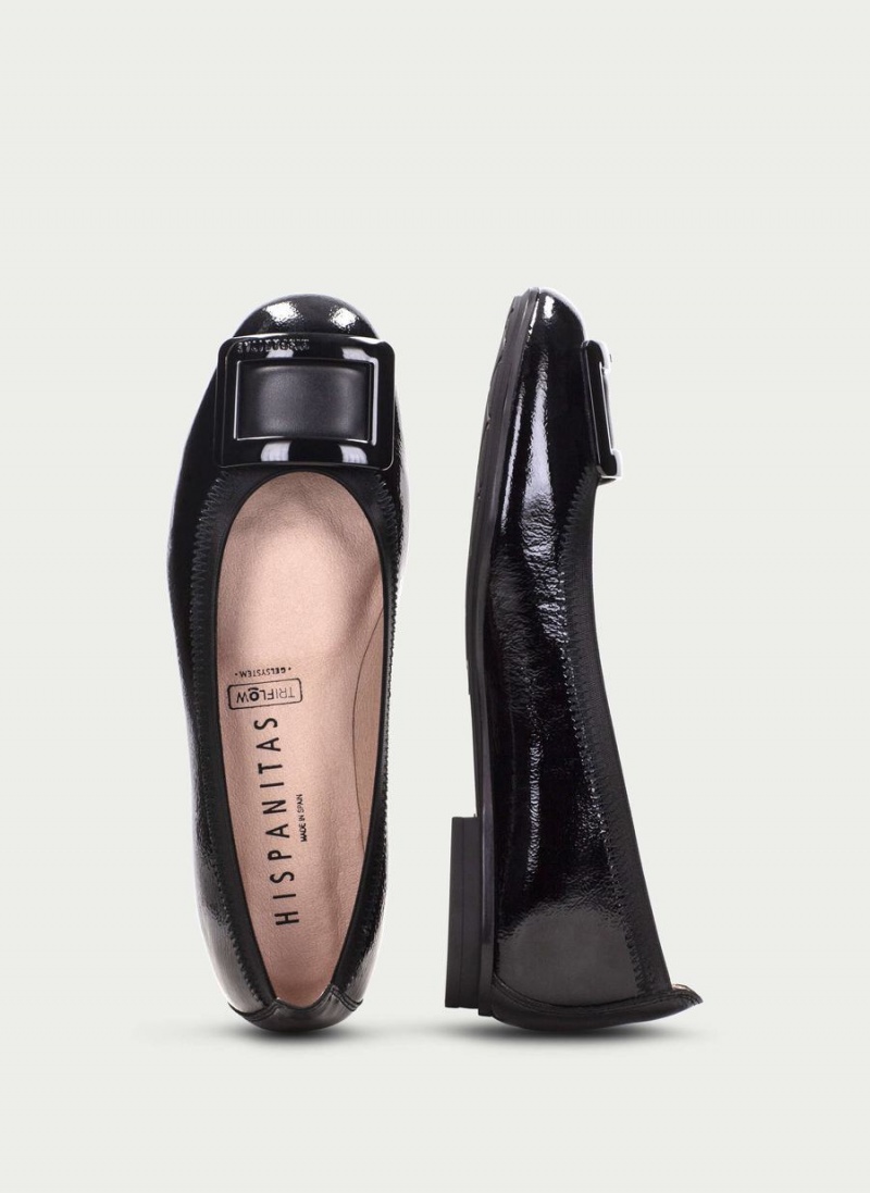 Hispanitas Basil Női Balerina Cipő Fekete | CQP3294CC