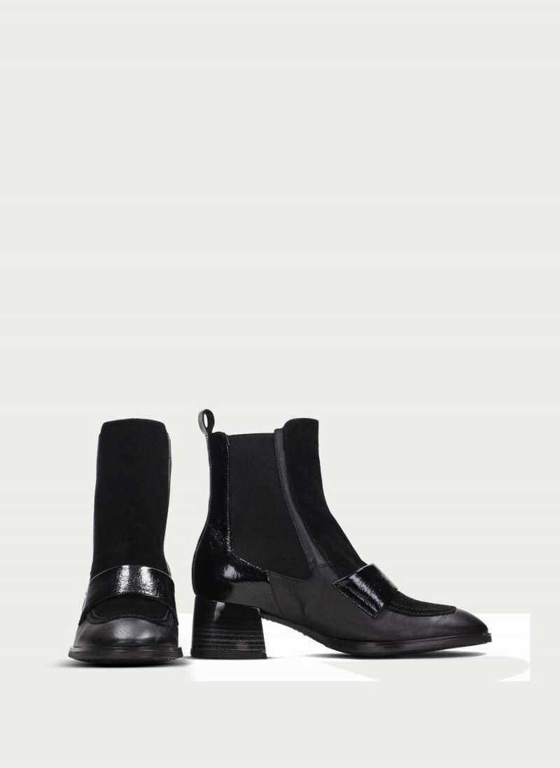 Hispanitas Charlize Női Bokacsizma Fekete | VXG9645PE