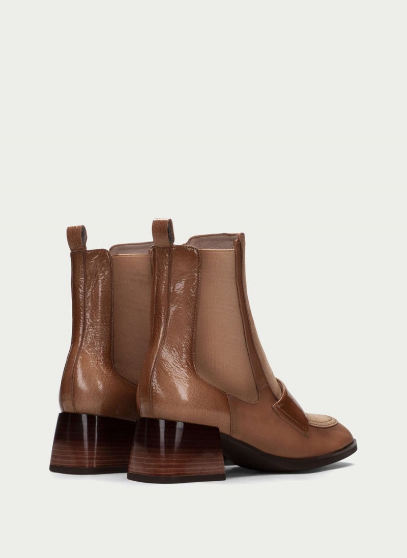 Hispanitas Charlize Női Bokacsizma Sárgabarack | MNE499NS