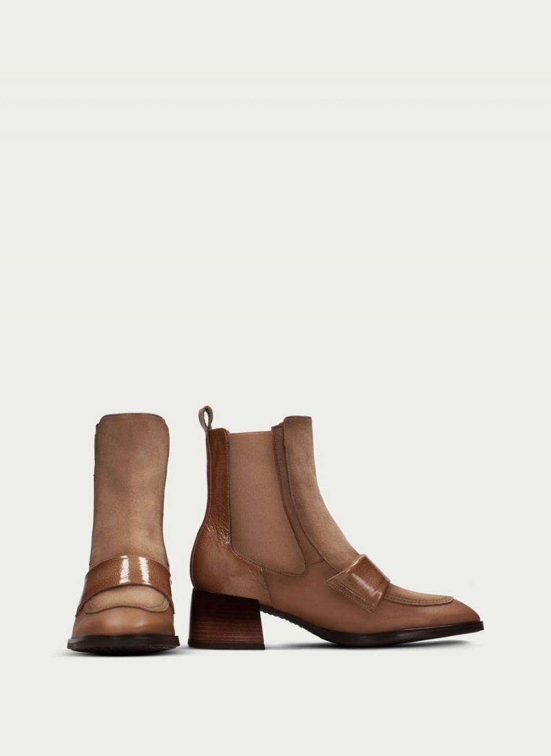 Hispanitas Charlize Női Bokacsizma Sárgabarack | MNE499NS