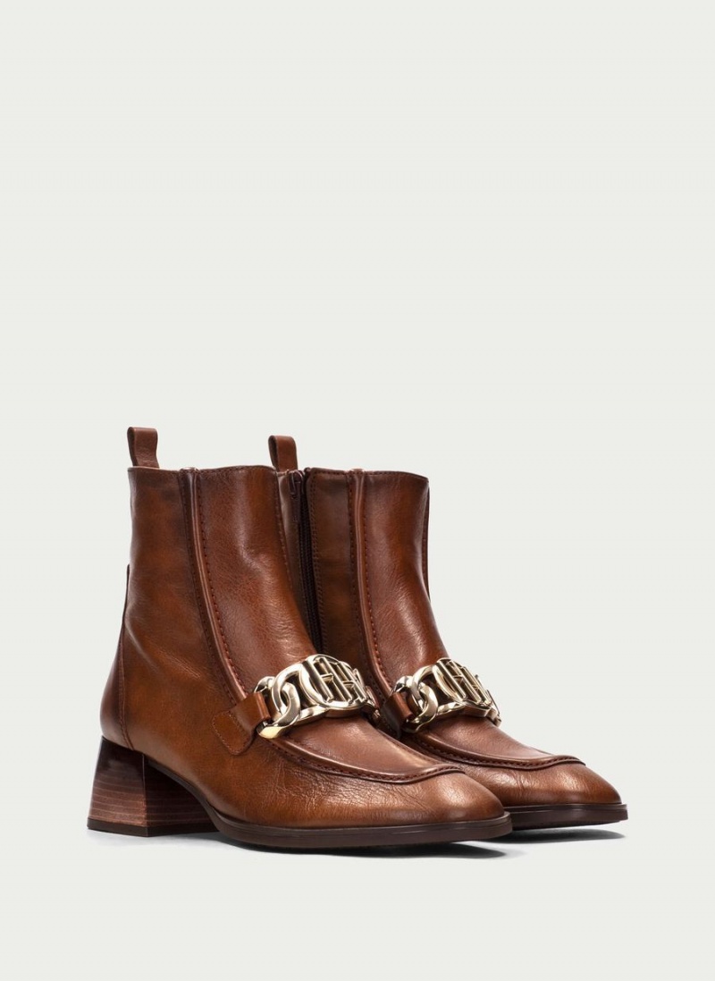 Hispanitas Charlize Női Bokacsizma Sötétbarna | WGY3928JD