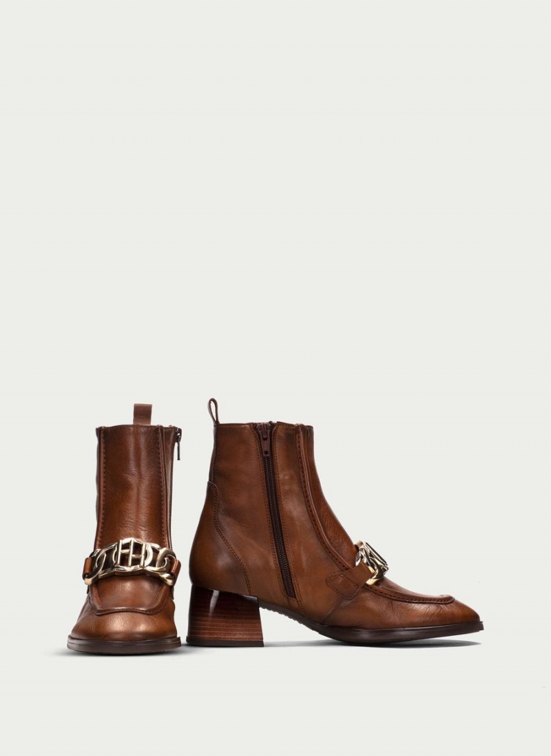 Hispanitas Charlize Női Bokacsizma Sötétbarna | WGY3928JD