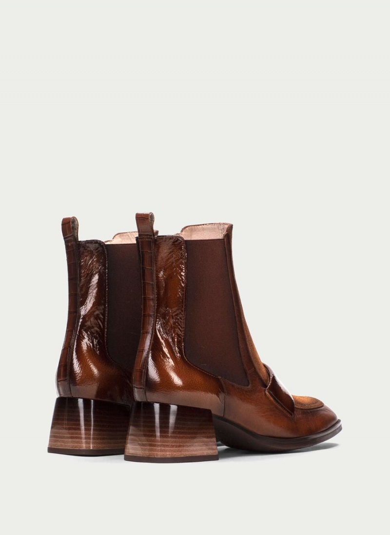 Hispanitas Charlize Női Bokacsizma Sötétbarna | WPE9924BL