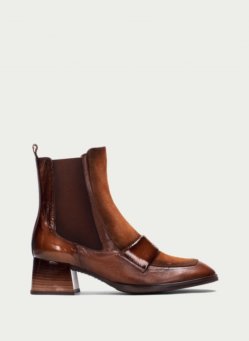 Hispanitas Charlize Női Bokacsizma Sötétbarna | WPE9924BL