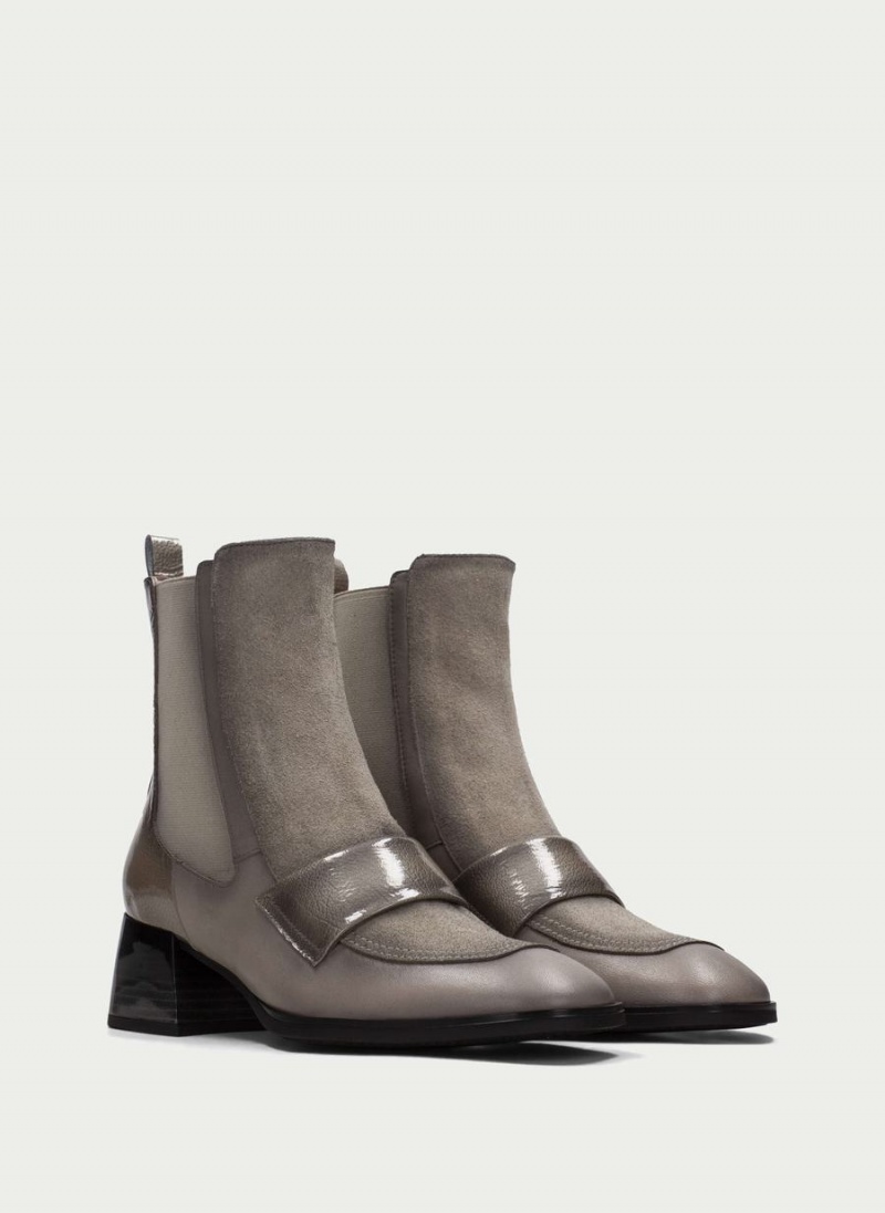 Hispanitas Charlize Női Bokacsizma Szürke Barna | CEK2375II