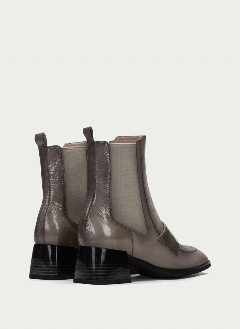 Hispanitas Charlize Női Bokacsizma Szürke Barna | CEK2375II