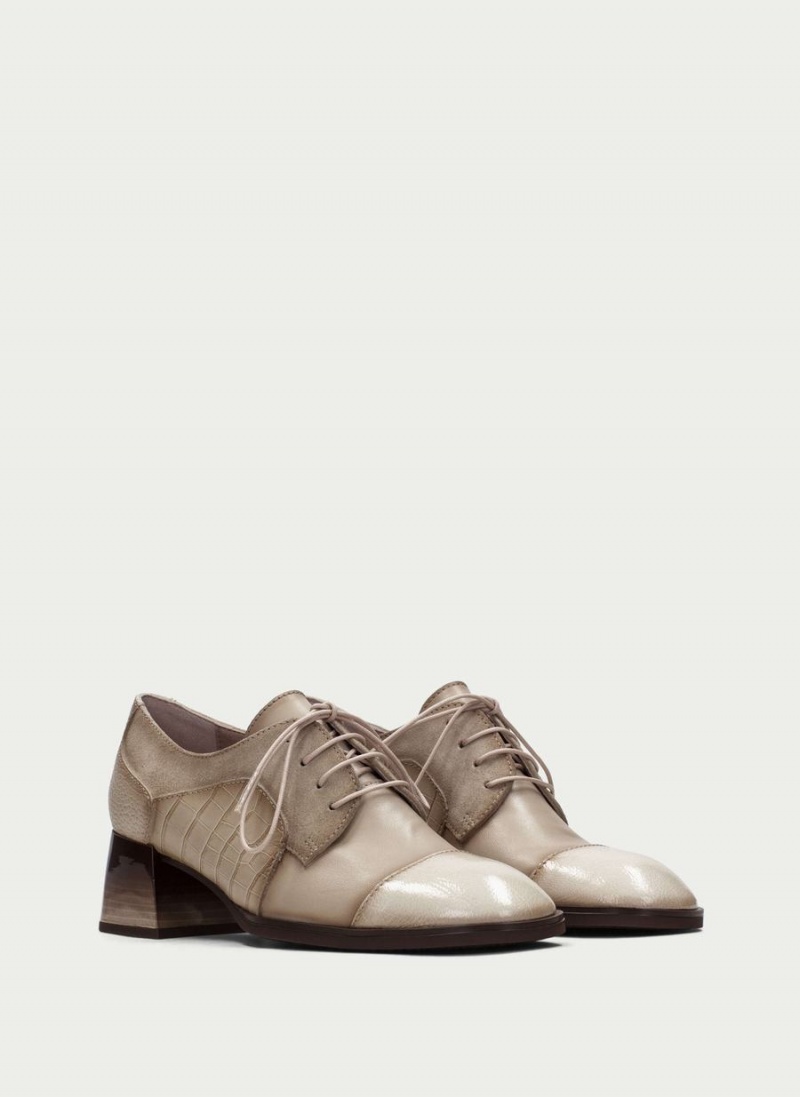 Hispanitas Charlize Női Derby Cipő Fehér | BQJ528OC