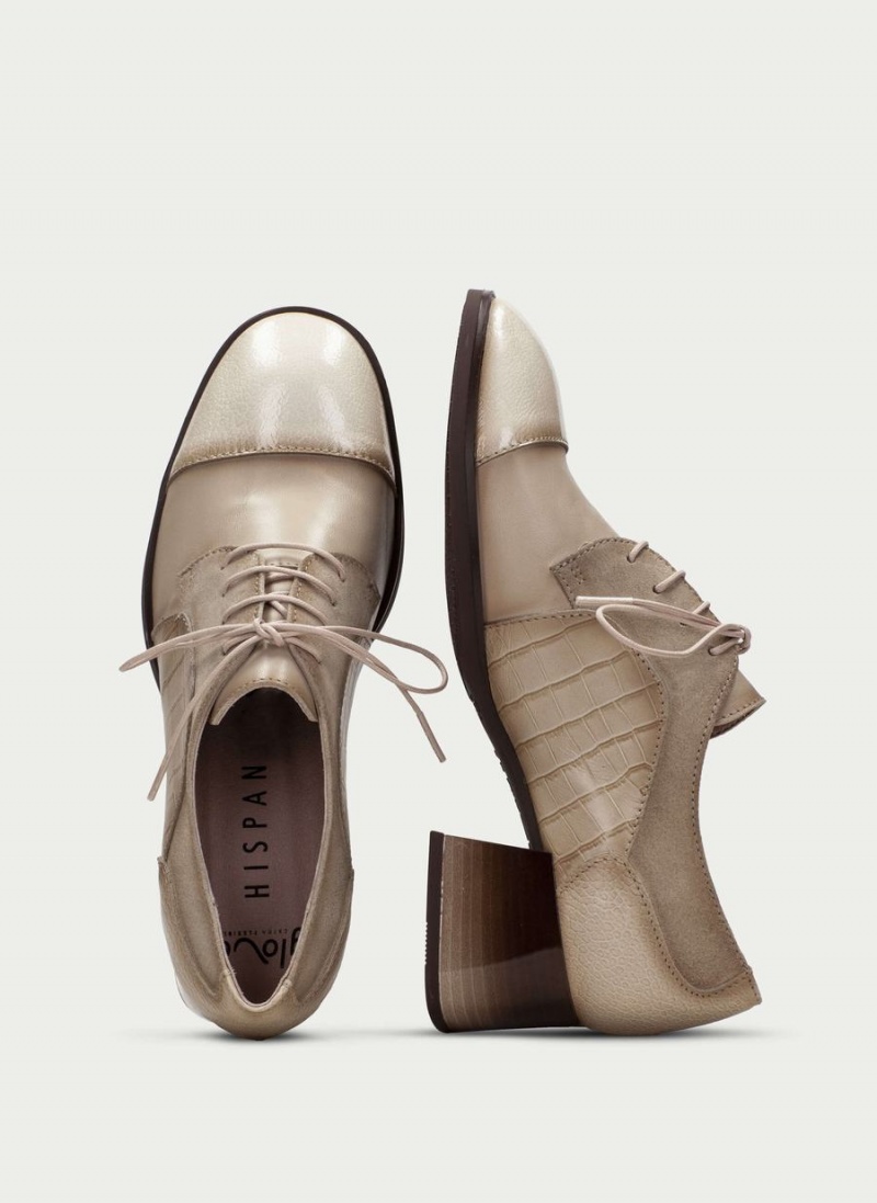 Hispanitas Charlize Női Derby Cipő Fehér | BQJ528OC