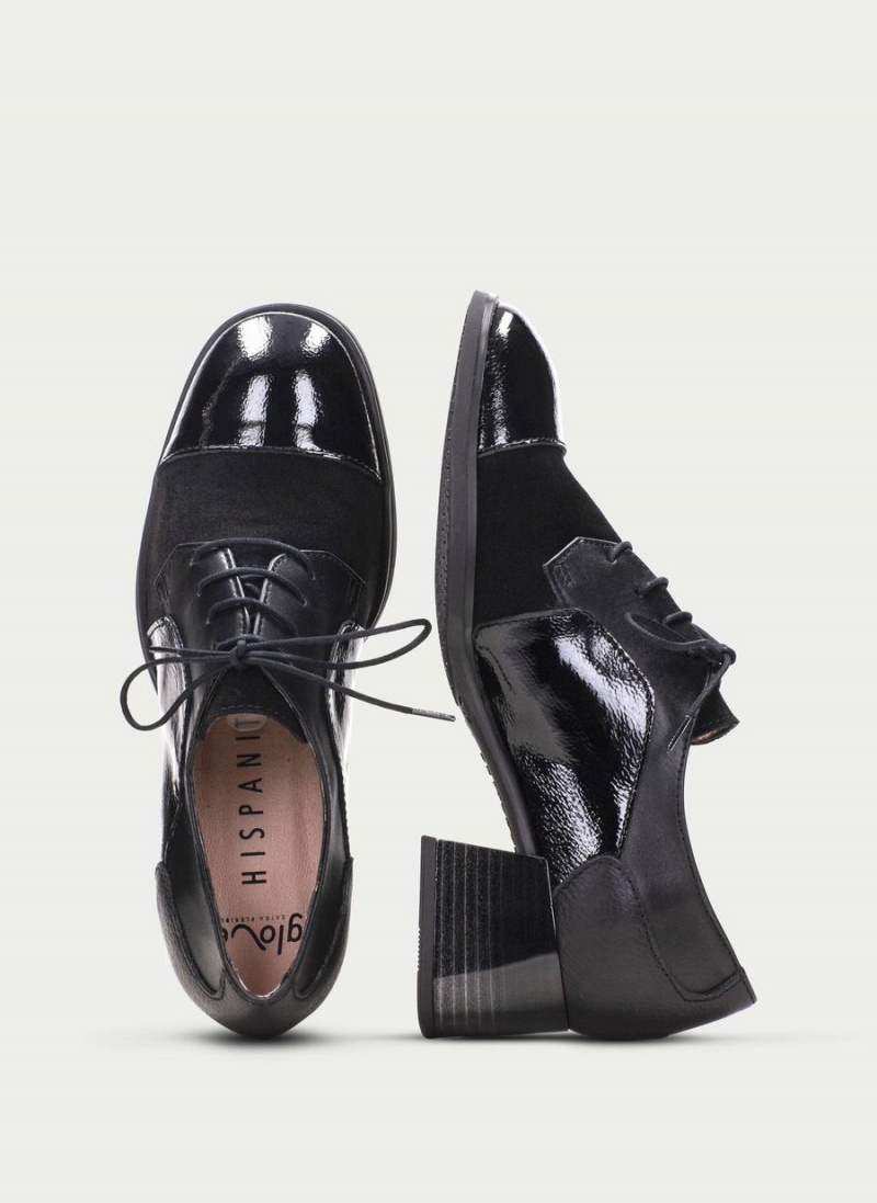 Hispanitas Charlize Női Derby Cipő Fekete | YRH7615JL