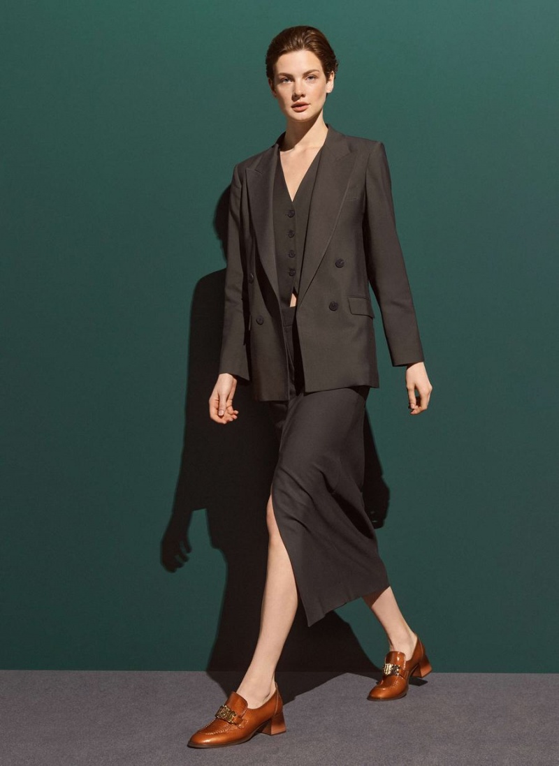 Hispanitas Charlize Női Loafers Sötétbarna | TVE2654IM