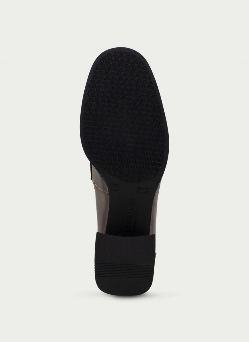 Hispanitas Charlize Női Loafers Szürke Barna Fehér | JIW2230SM