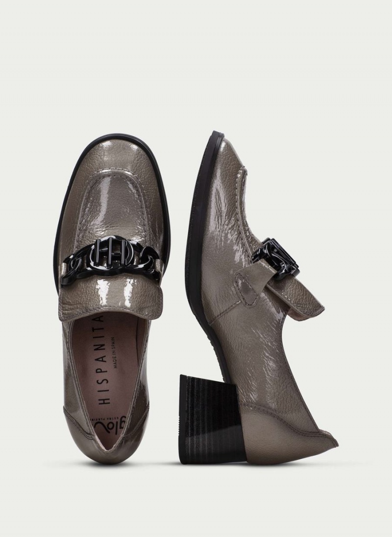 Hispanitas Charlize Női Loafers Szürke Barna | HCQ8115UJ