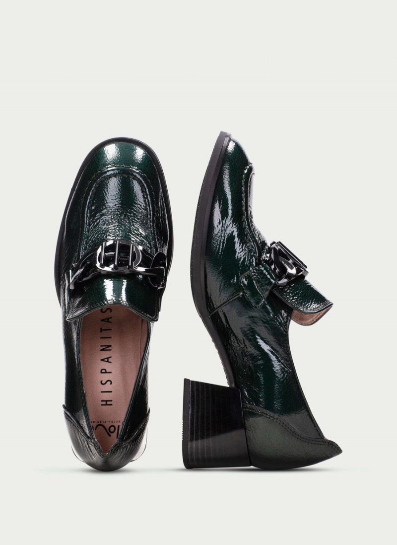 Hispanitas Charlize Női Loafers Zöld | NCJ6244BV