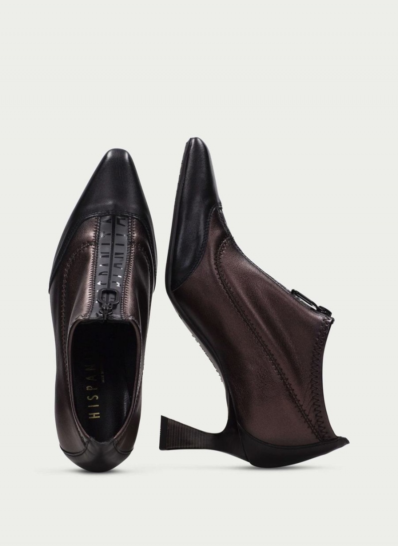 Hispanitas Dalia Női Bakancs Fekete Barna | QIT1273BY