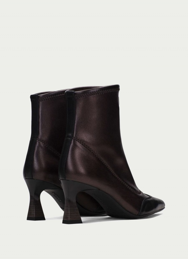 Hispanitas Dalia Női Bokacsizma Fekete Barna | MPF9042KD