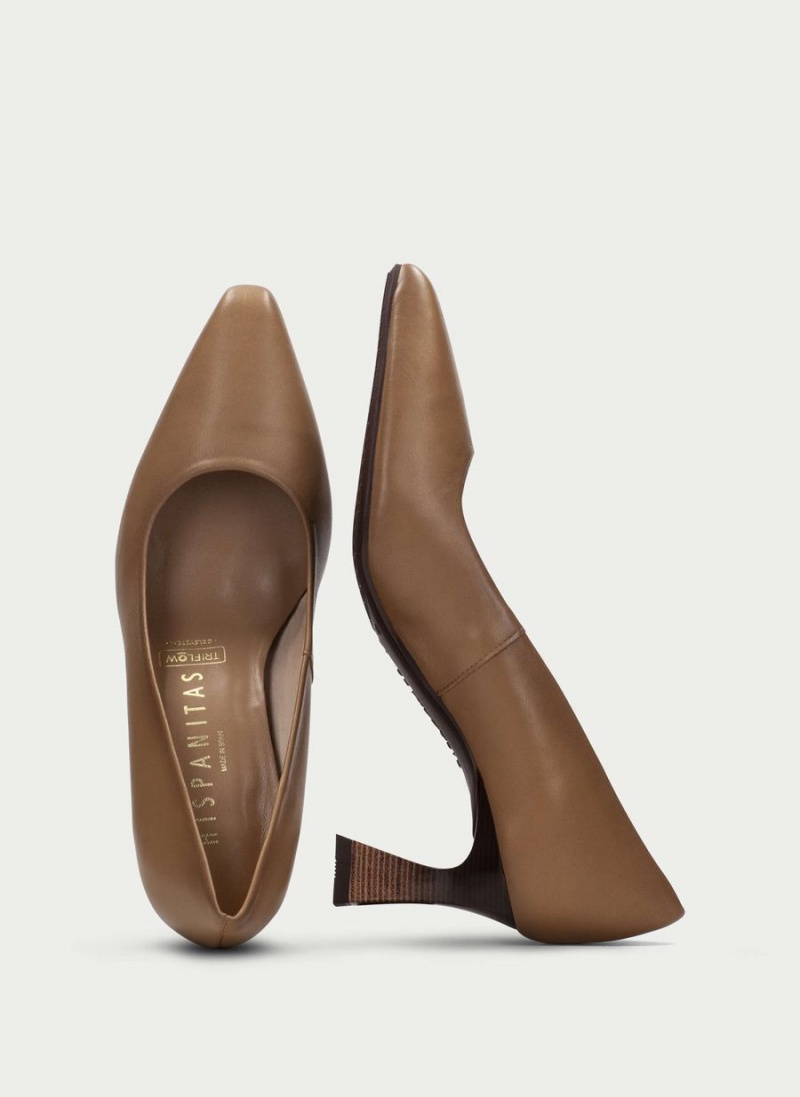 Hispanitas Dalia Női Magassarkú Khaki | DCN2645OD