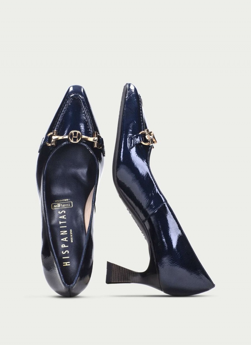 Hispanitas Dalia Női Magassarkú Sötétkék Kék | WPT7276YX