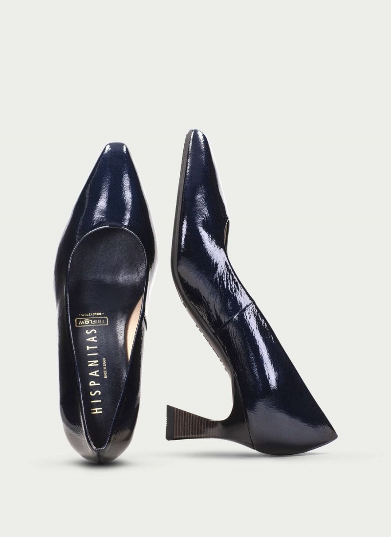 Hispanitas Dalia Női Magassarkú Sötétkék Kék | YTV3012LN