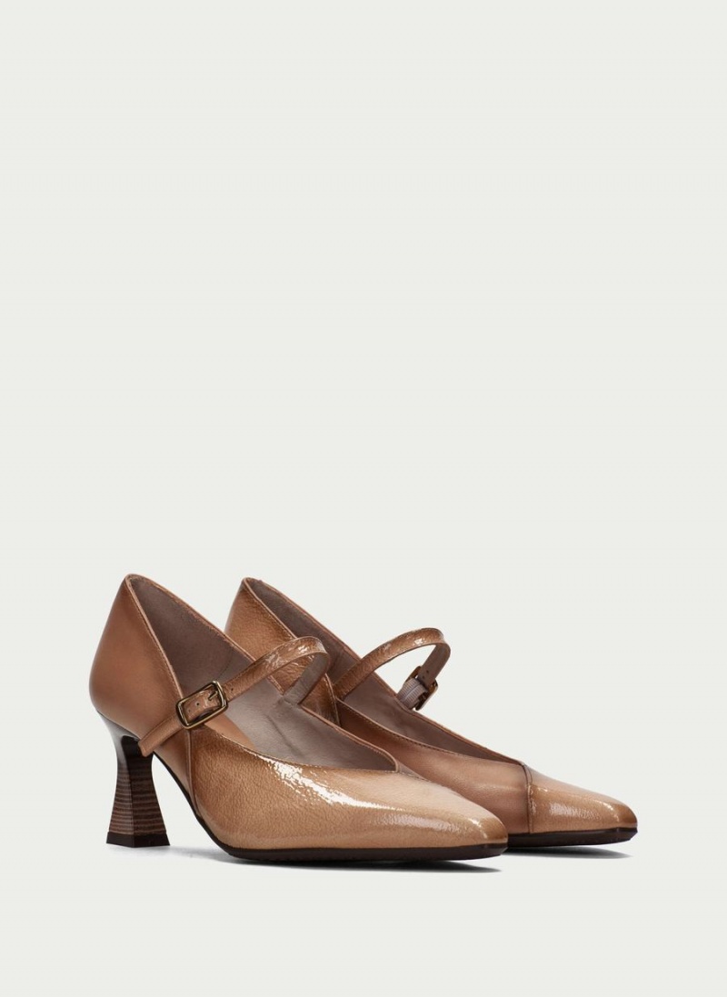 Hispanitas Dalia Női Mary Jane Cipő Sárgabarack | YUU7946EI