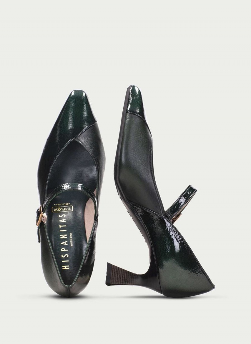 Hispanitas Dalia Női Mary Jane Cipő Zöld | SHC6326JP