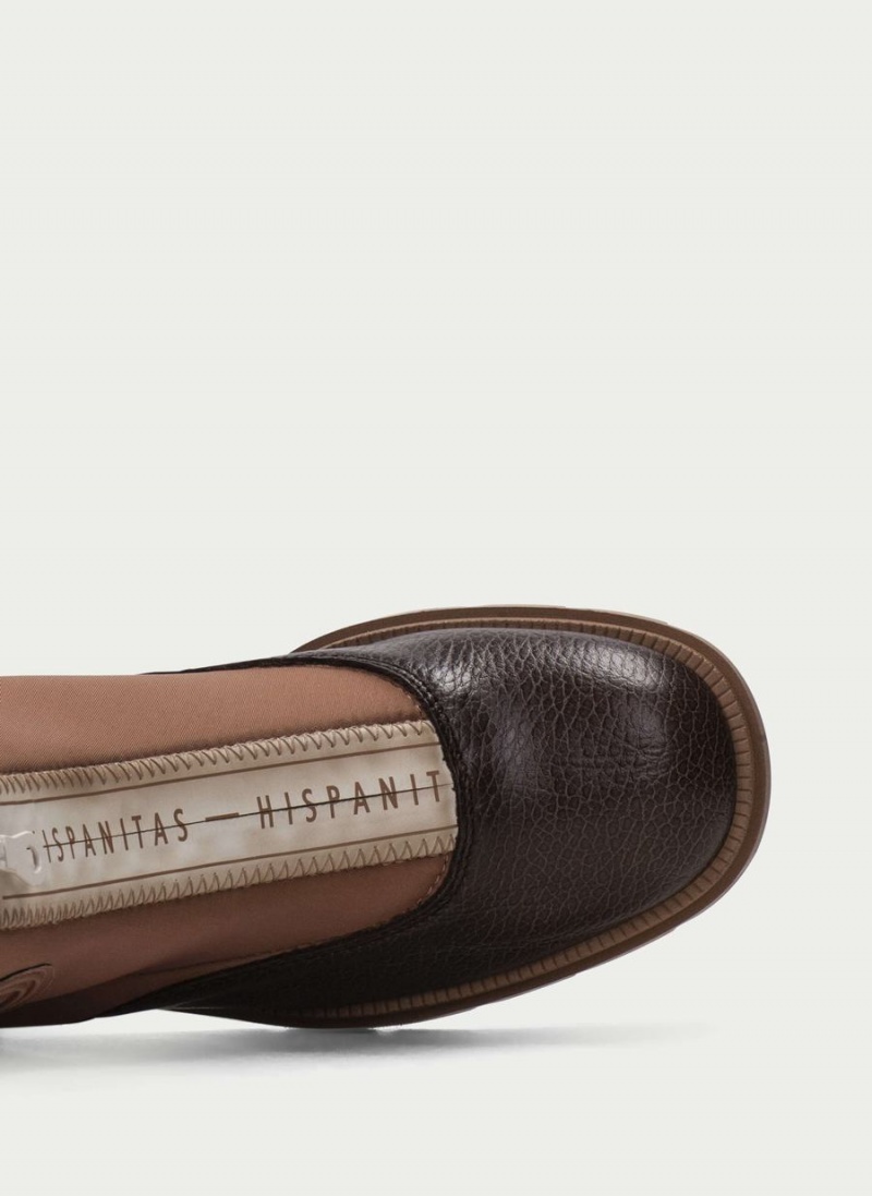 Hispanitas Everest Női Bokacsizma Barna Sárgabarack | LZH571NE