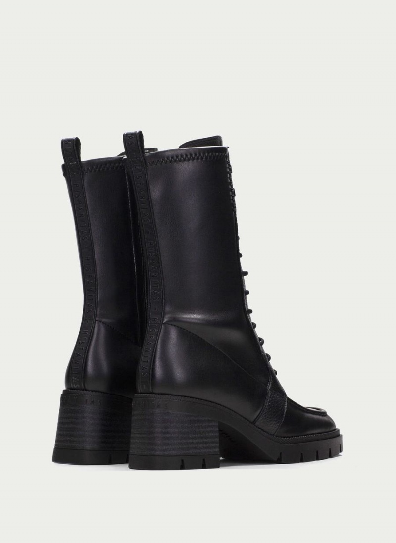 Hispanitas Everest Női Fűzős Csizma Fekete | GOW2685AC