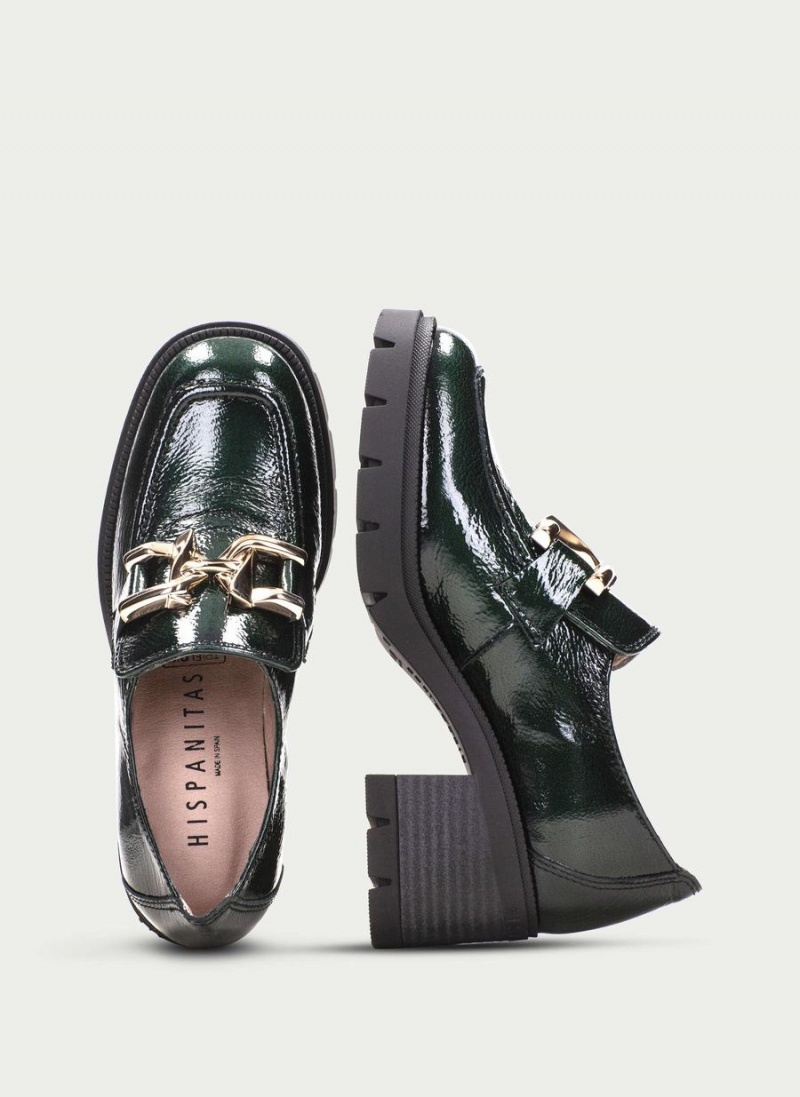 Hispanitas Everest Női Loafers Zöld | PJQ327TX