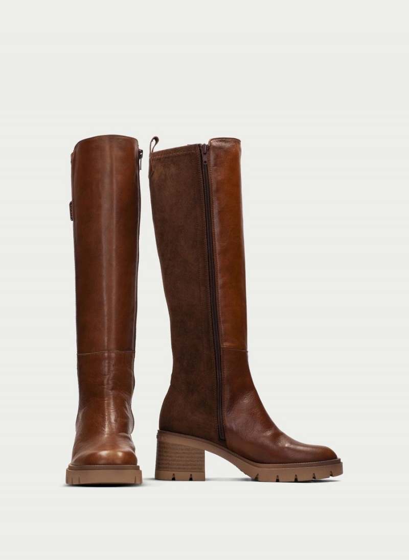 Hispanitas Everest Női Térdig Érő Csizma Sötétbarna | NGN7556HM