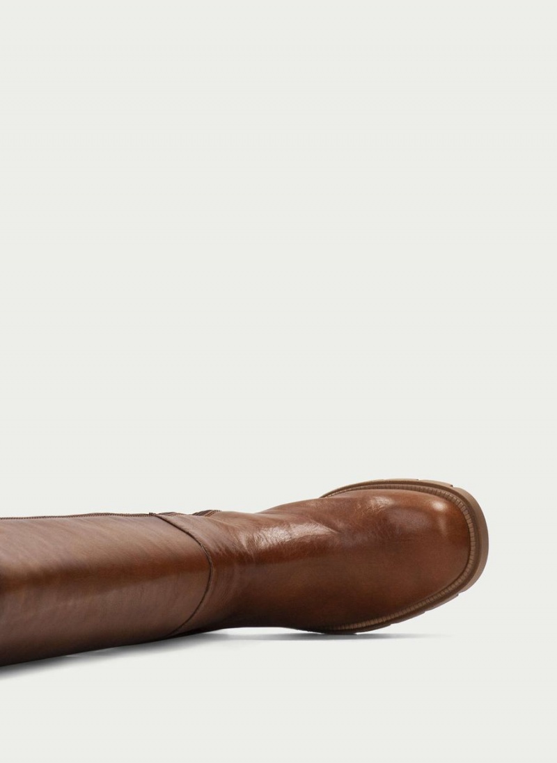 Hispanitas Everest Női Térdig Érő Csizma Sötétbarna | NGN7556HM