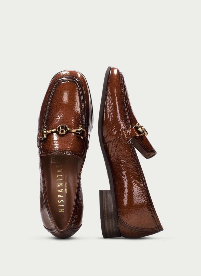 Hispanitas Kenia Női Loafers Sötétbarna | HJD3358WF