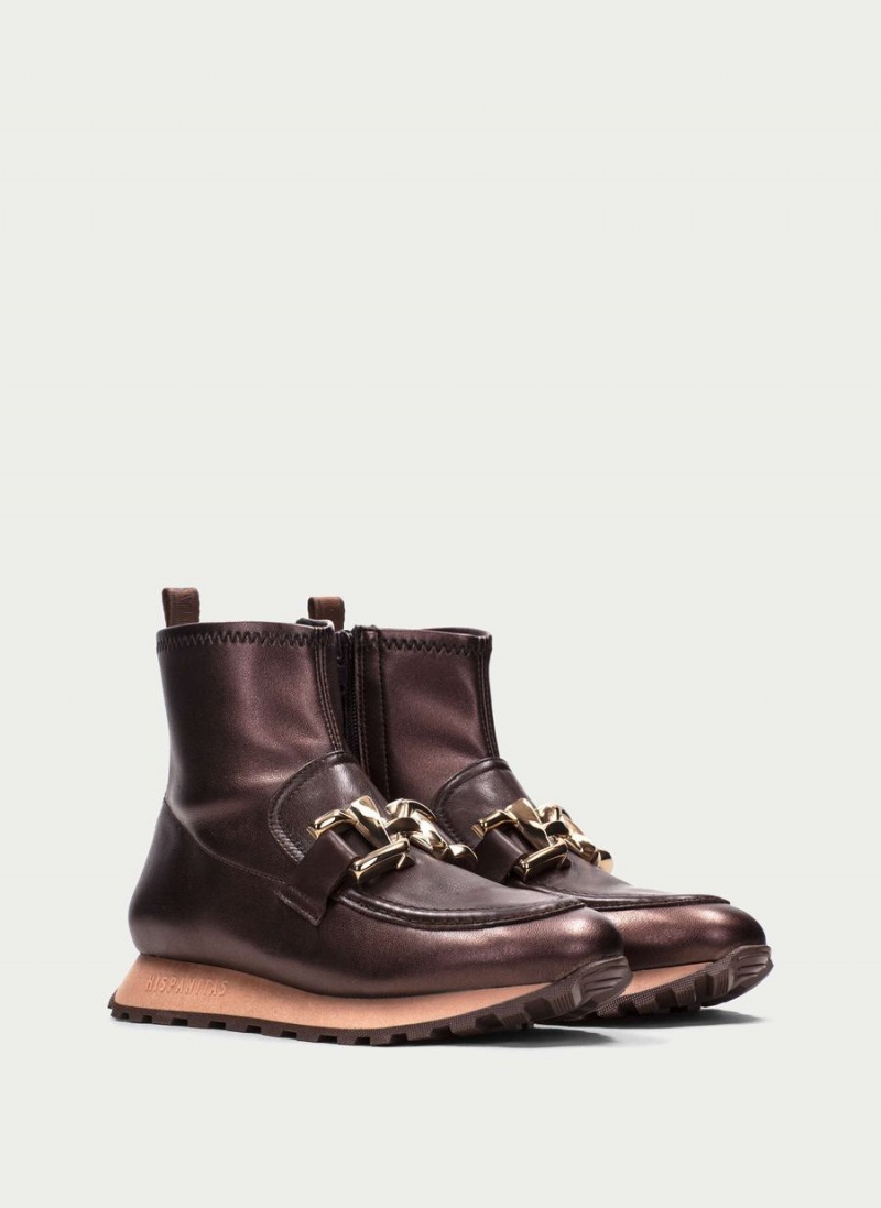 Hispanitas Loira Női Bokacsizma Sport Barna | BCS5678YC