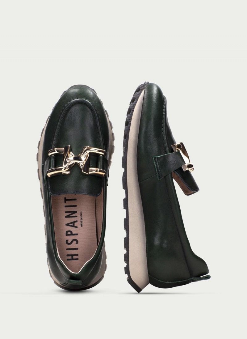 Hispanitas Loira Női Loafers Zöld | KKB743LD