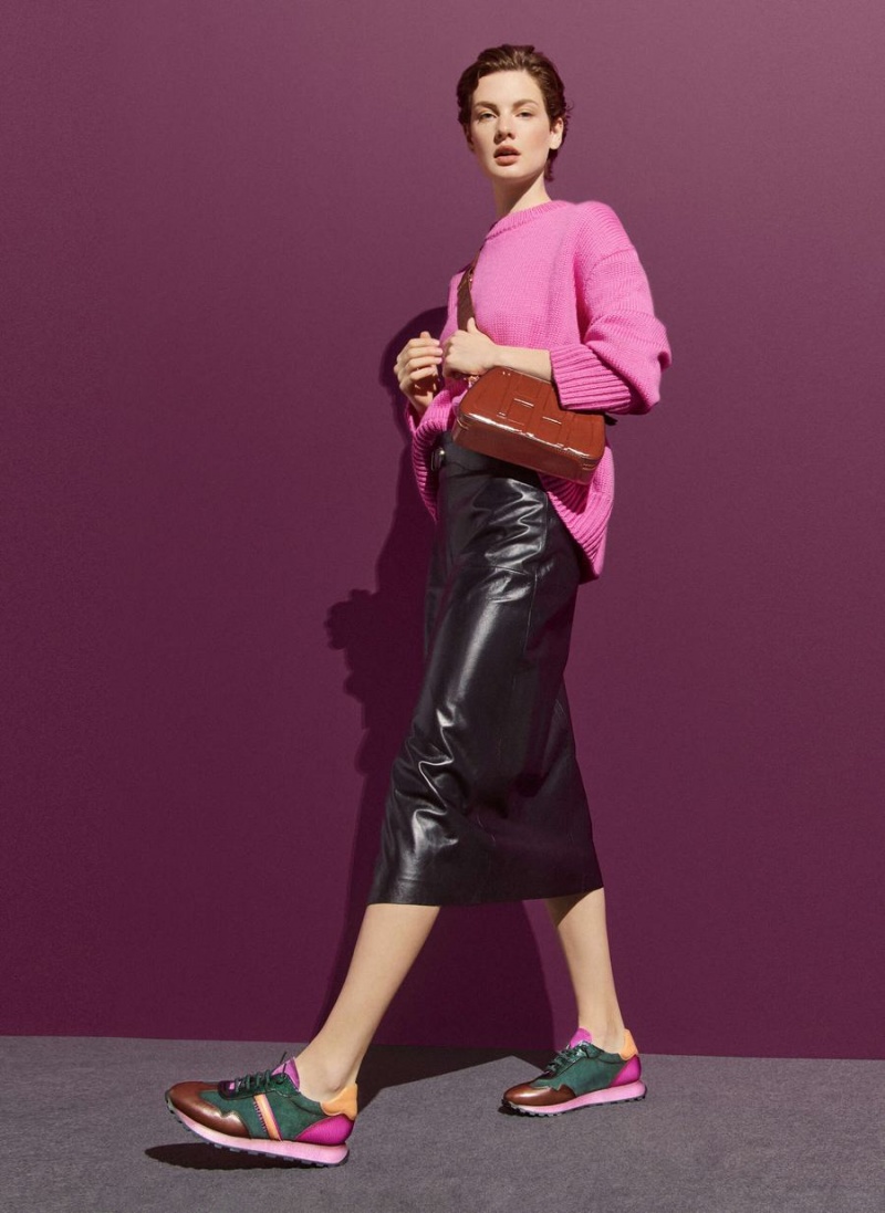 Hispanitas Loira Női Sportcipő Zöld Barna Lila | KZB8685PX