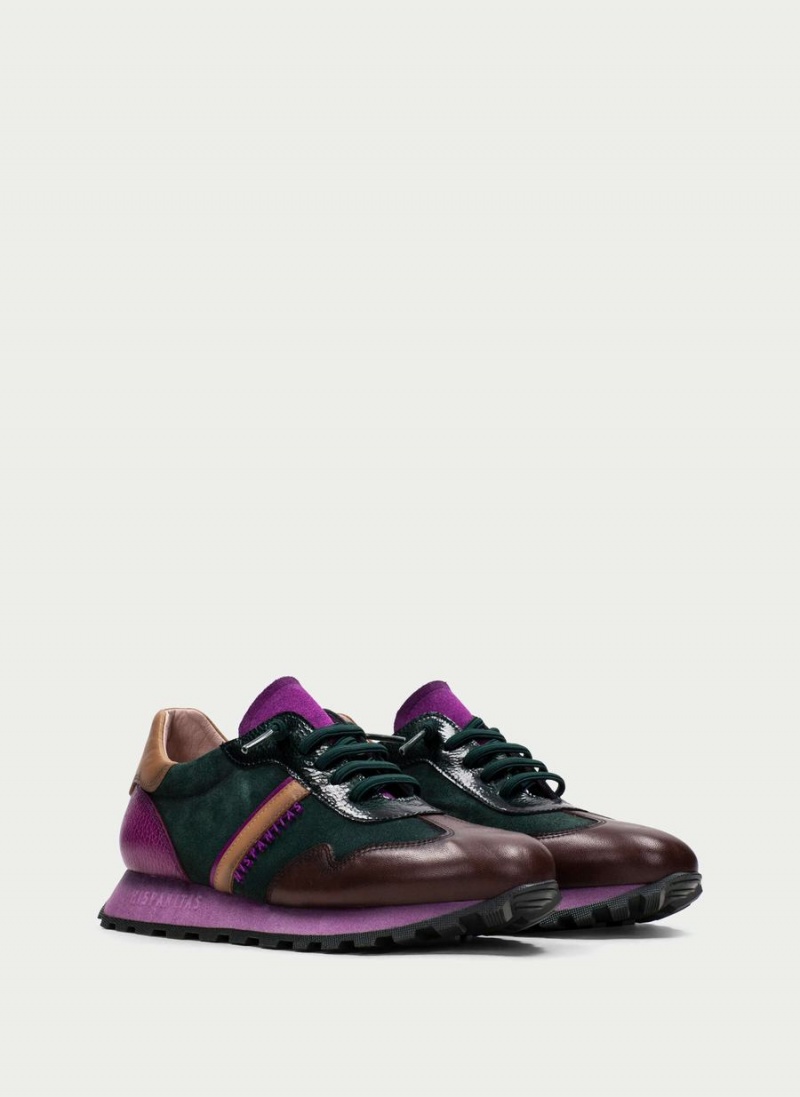 Hispanitas Loira Női Sportcipő Zöld Barna Lila | KZB8685PX