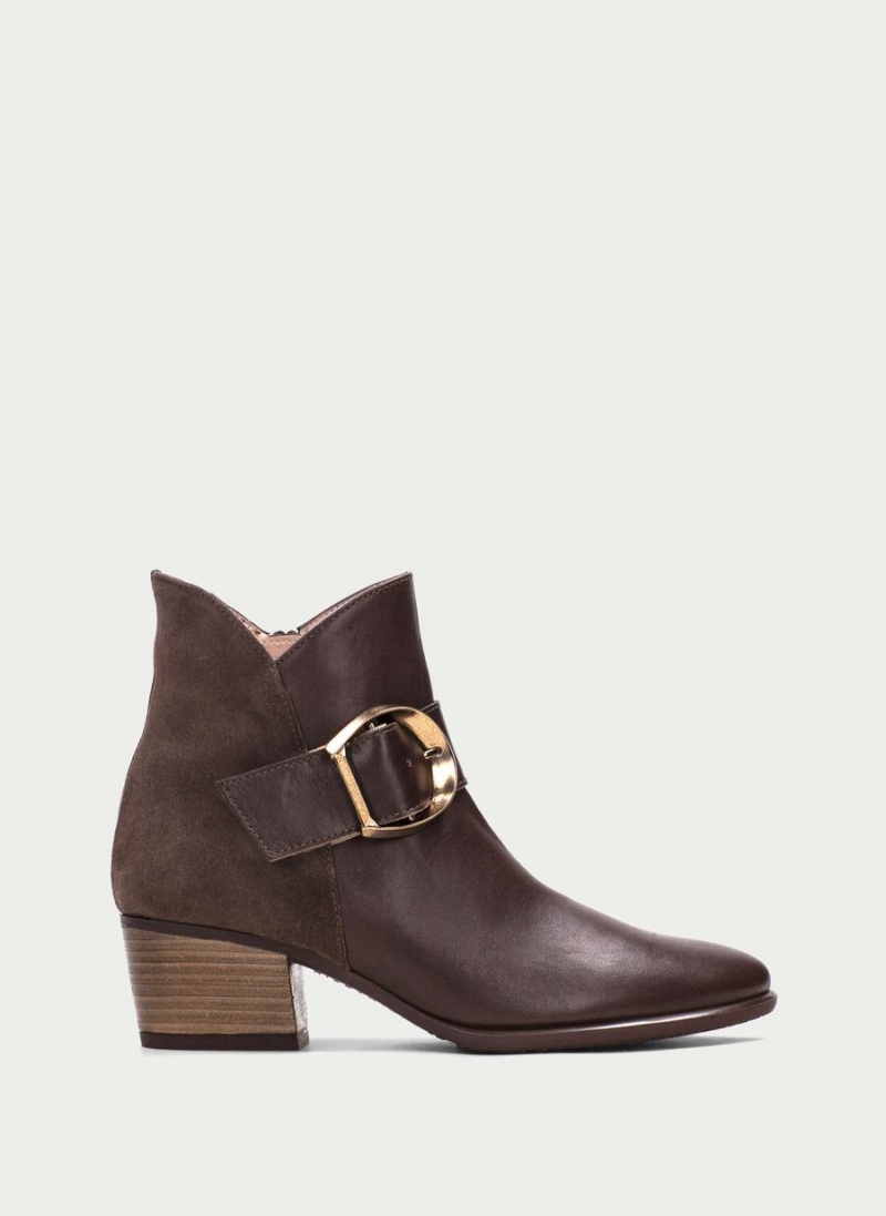 Hispanitas Madeira Női Bokacsizma Barna | NPN564LS