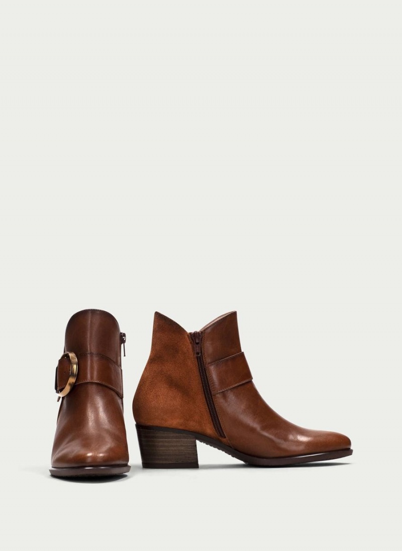 Hispanitas Madeira Női Bokacsizma Sötétbarna | HXJ4788XS