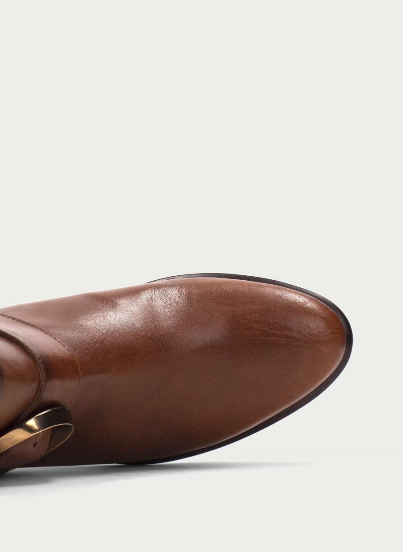 Hispanitas Madeira Női Bokacsizma Sötétbarna | HXJ4788XS