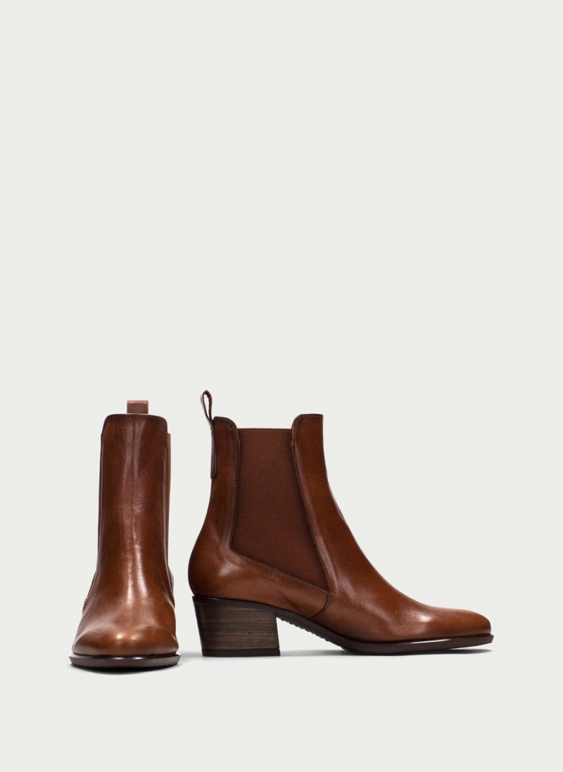 Hispanitas Madeira Női Bokacsizma Sötétbarna | NWL3742YL